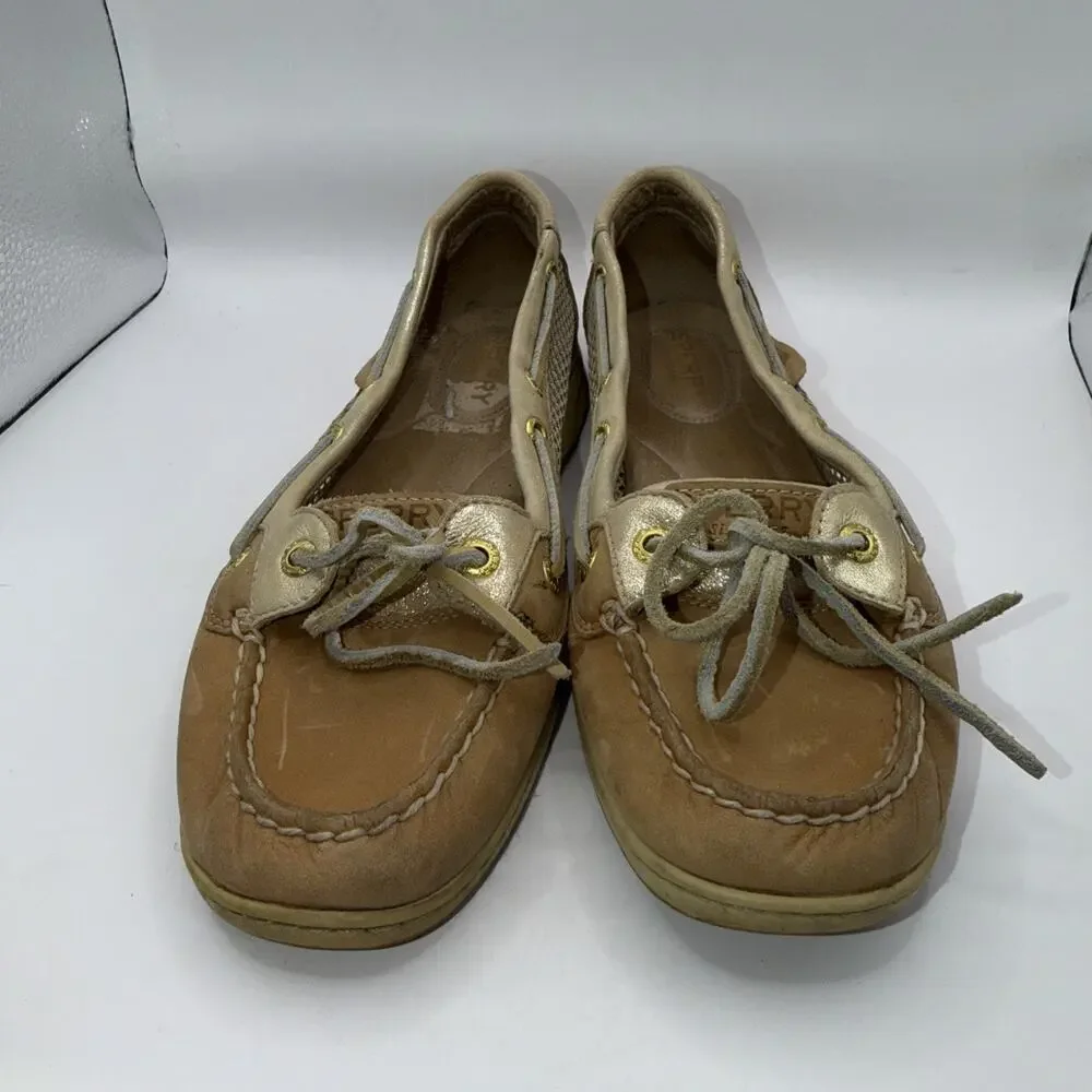Size 9 - Women’s Sperry Boat Shoes - Beige STS95999
